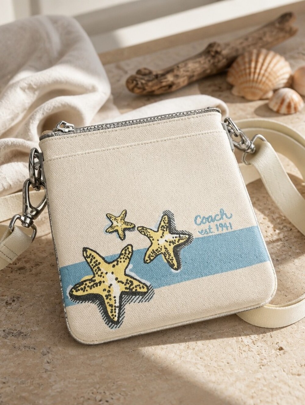 Nwt Coach Limited Edition Starfish Crossbody Bag Vintage - Picture 1 of 5